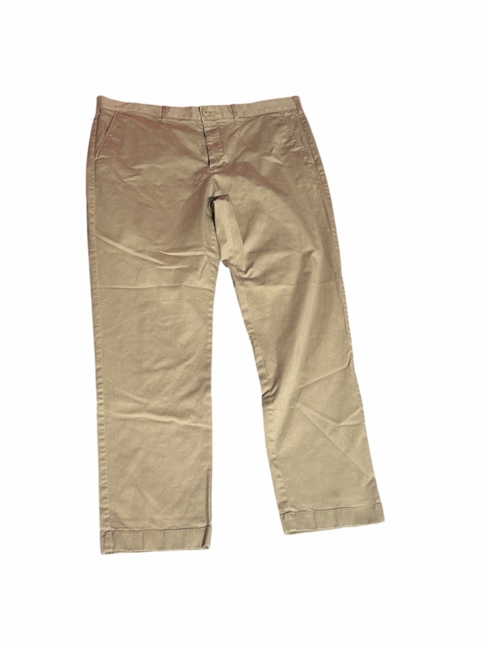 J. Crew Men’s Tan Chino Pants Straight Leg Casual Khakis Size 38